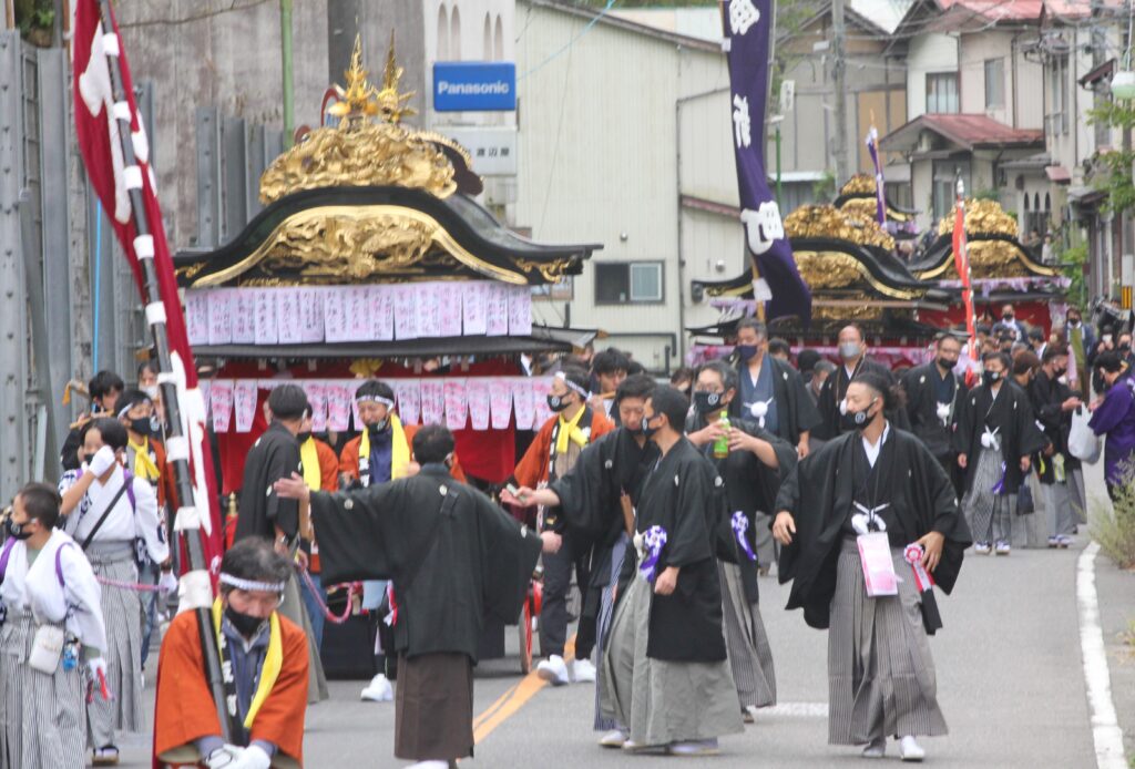 ４年ぶり紋付祭り、あばれ山車は３年ぶり